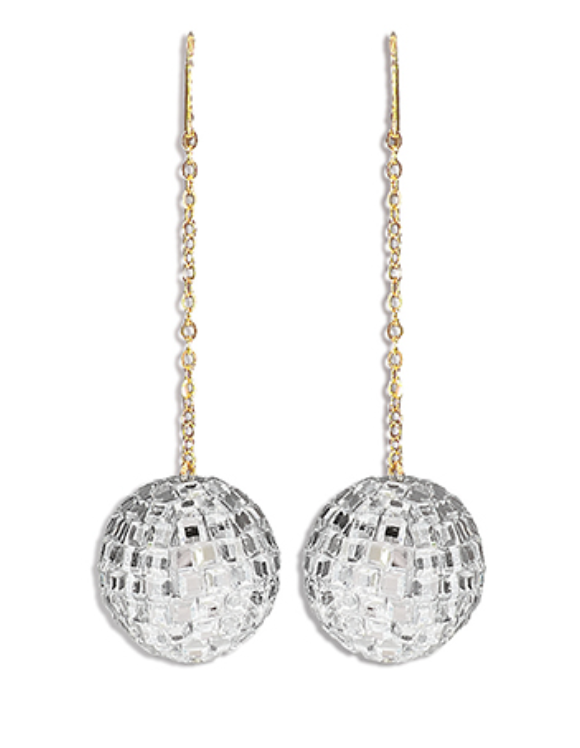 Disco Ball Dangle Earrings