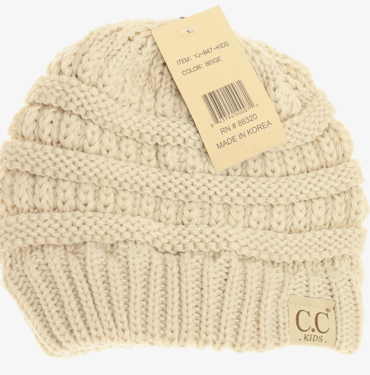 Kids Solid C.C. Beanie