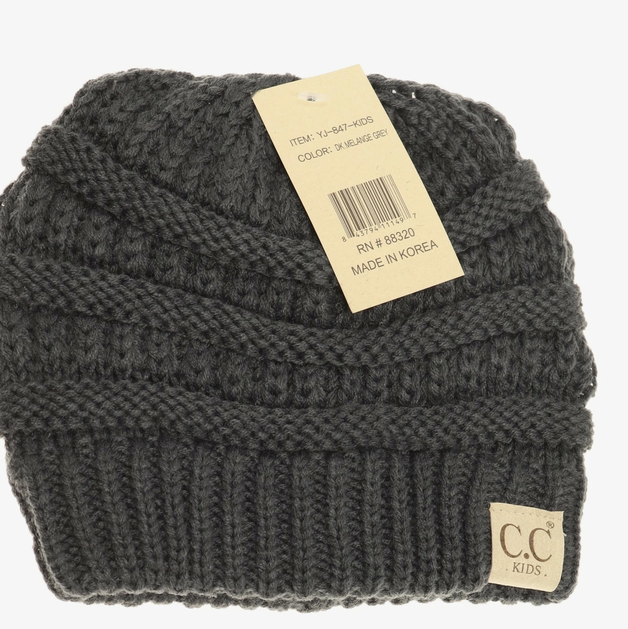 Kids Solid C.C. Beanie
