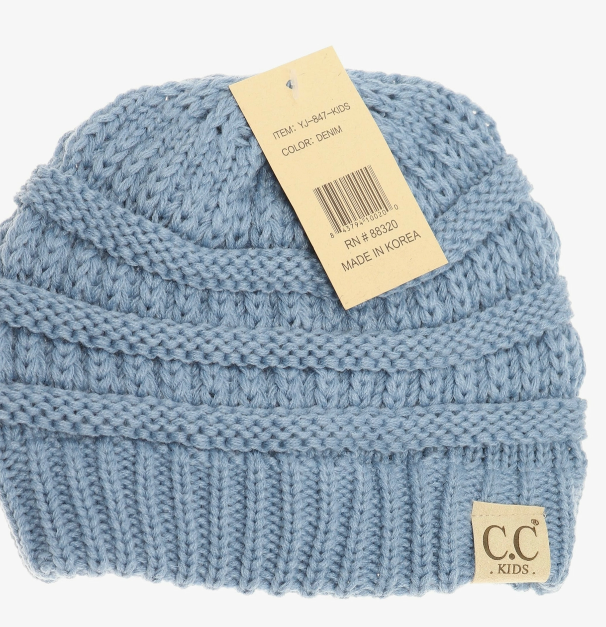Kids Solid C.C. Beanie