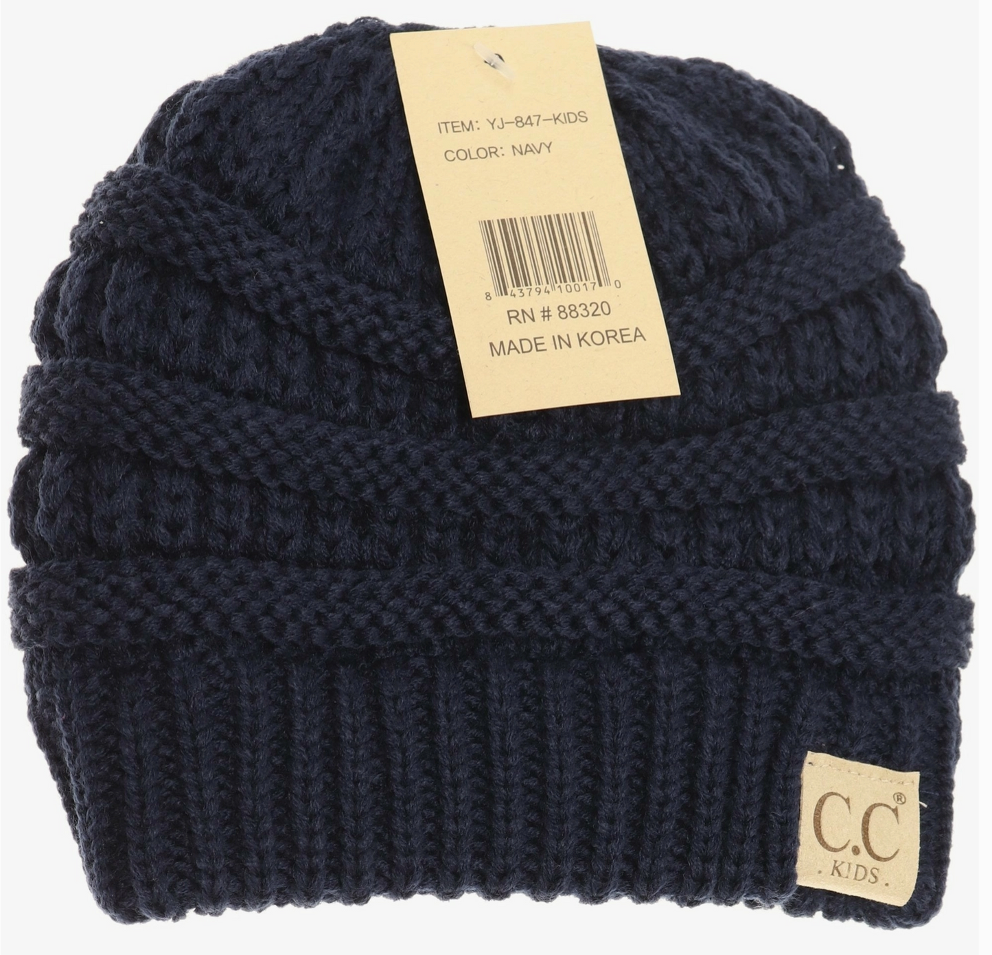 Kids Solid C.C. Beanie