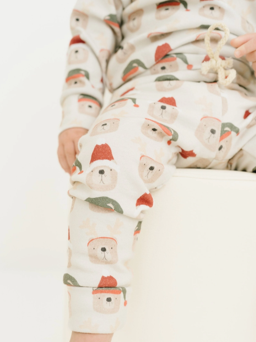 Beige Bears Christmas Lounge Set