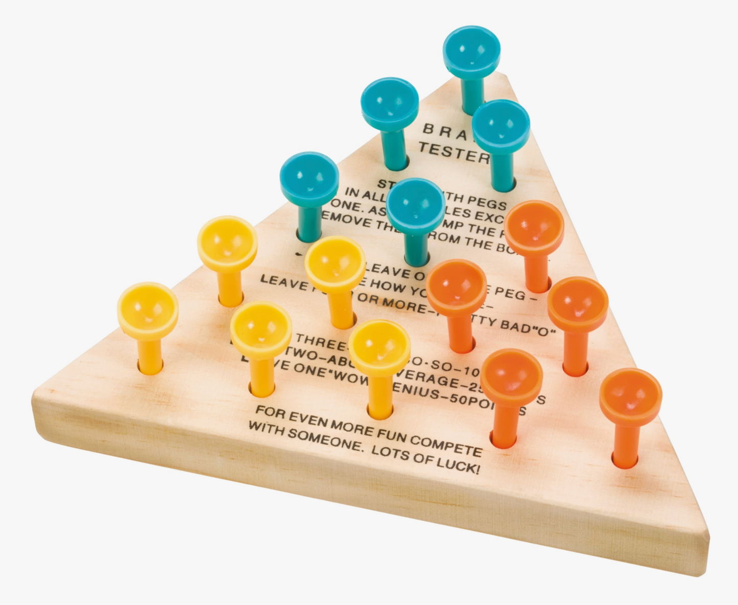 Neato! Classic Wooden Peg Game Travel Size