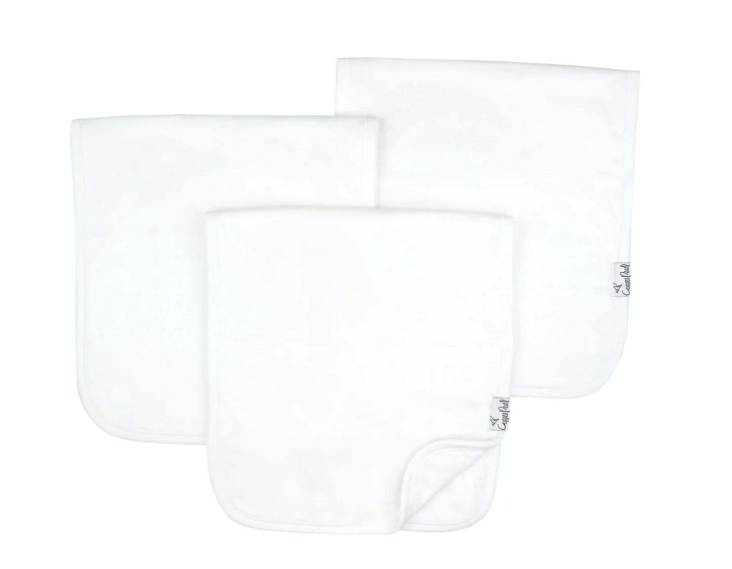 White Basics Burp Cloth Set