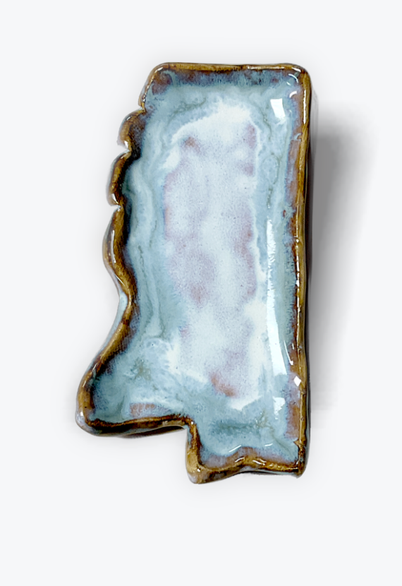 Tab Boren Pottery Small MS Shaped Tray