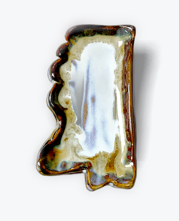 Tab Boren Pottery Small MS Shaped Tray