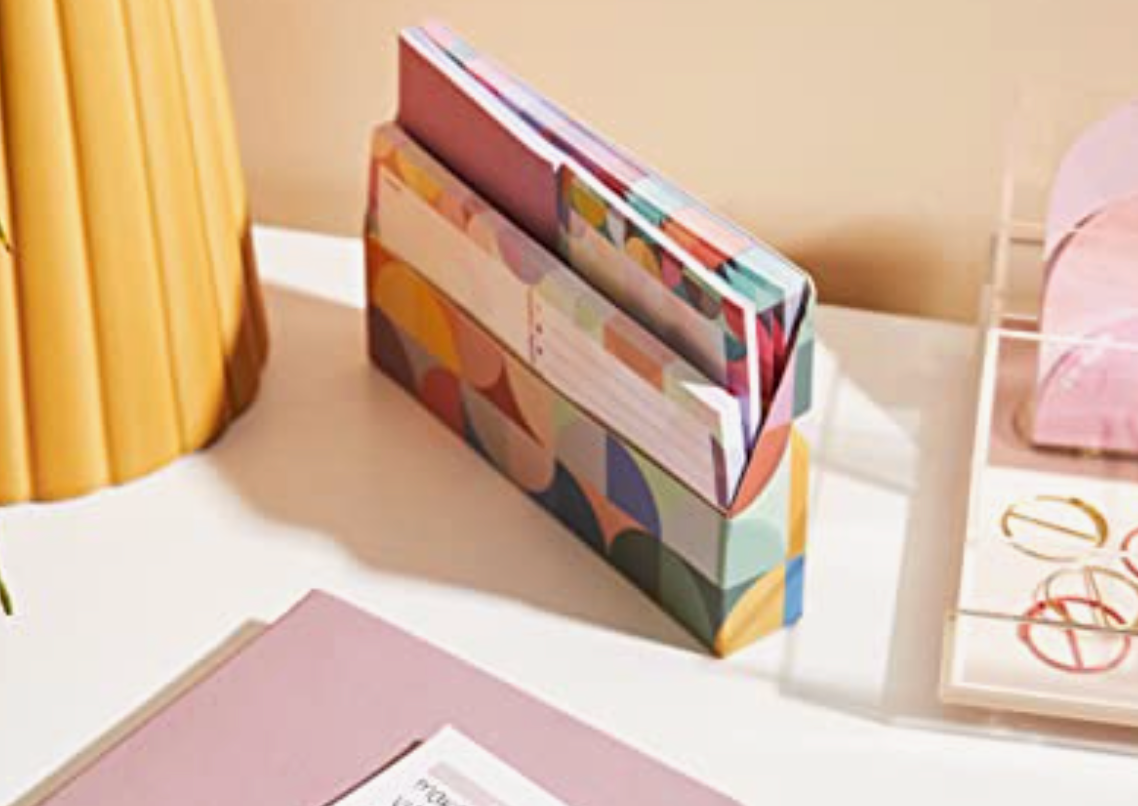 Sticky Note Box - Abstract Circles