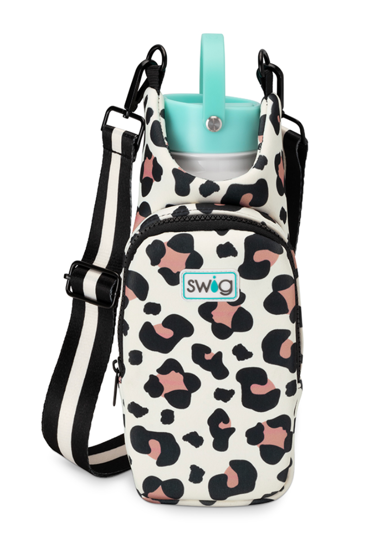 Luxy Leopard Water Bottle Bag