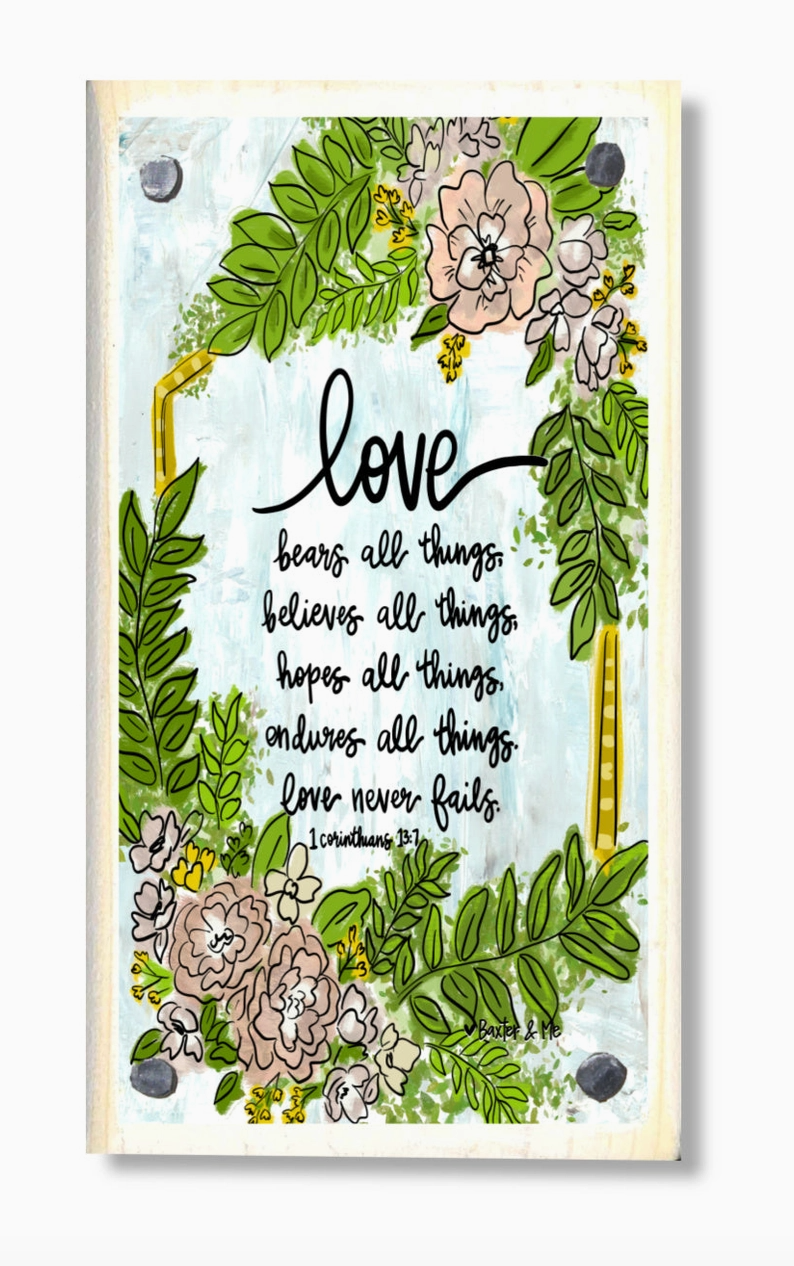 Love All Things Happy Block