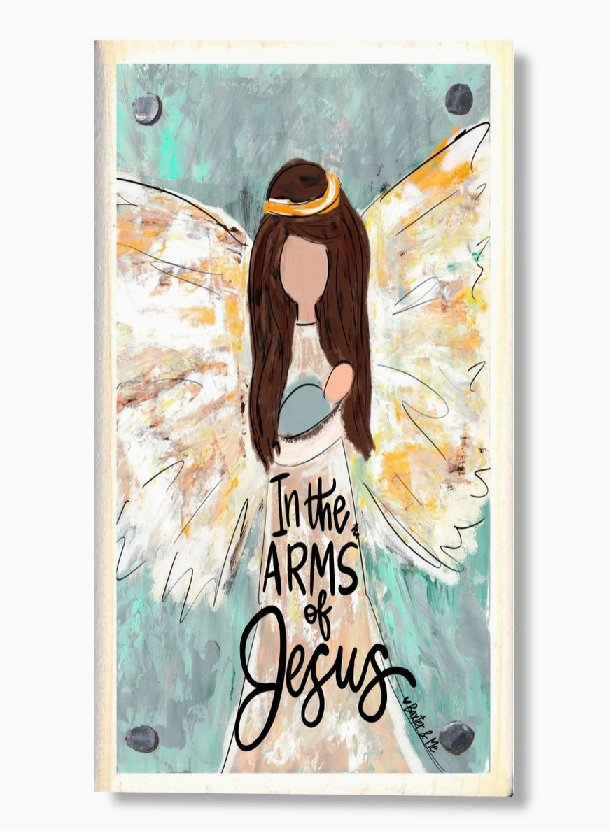 In The Arms of Jesus Happy Block
