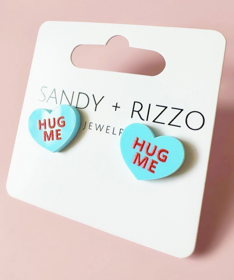 Conversation Heart Studs