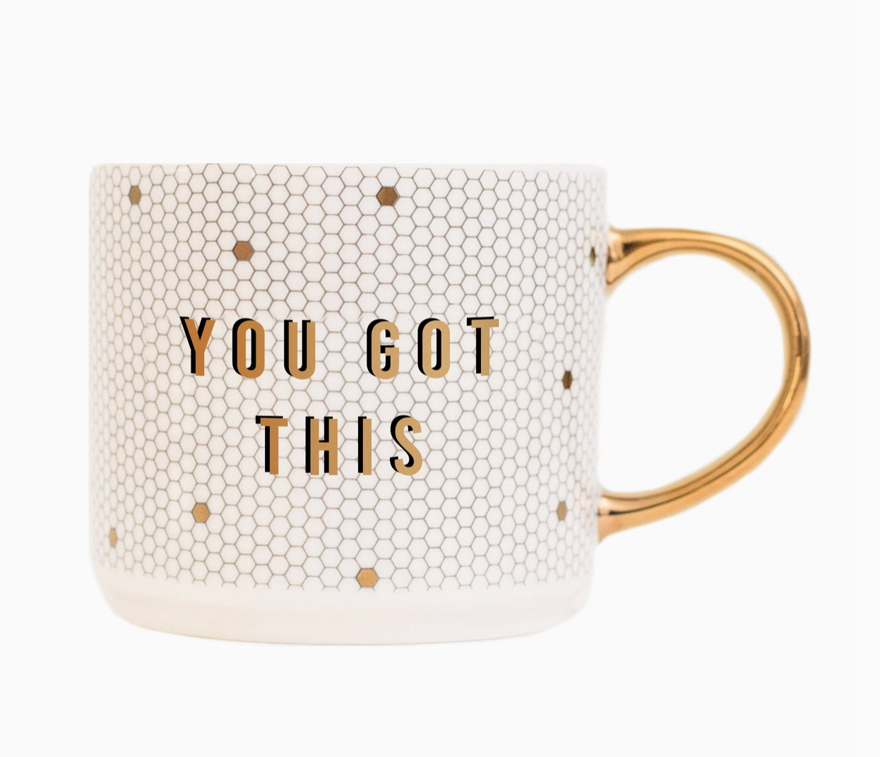 You Got This Gold Tile Coffee Mug