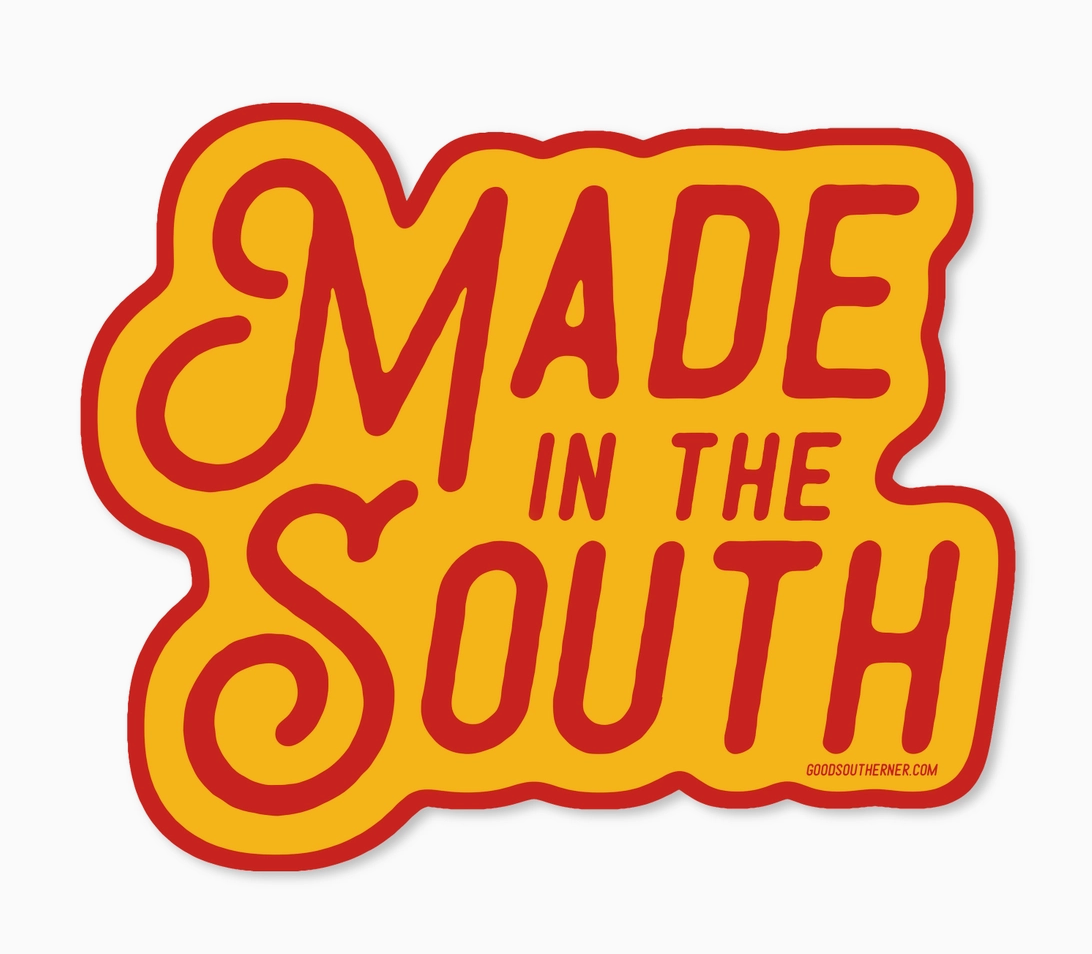 Made in the South Sticker
