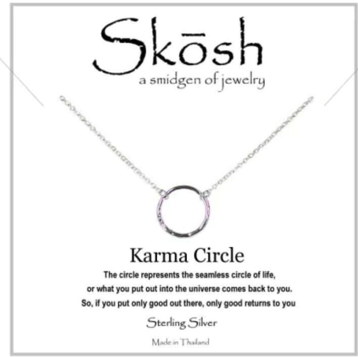 Skosh Karma Circle Necklace