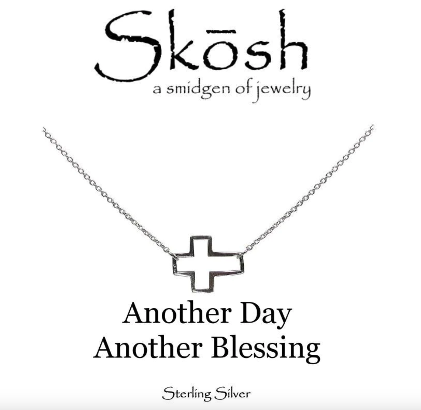 Skosh Open Cross Necklace