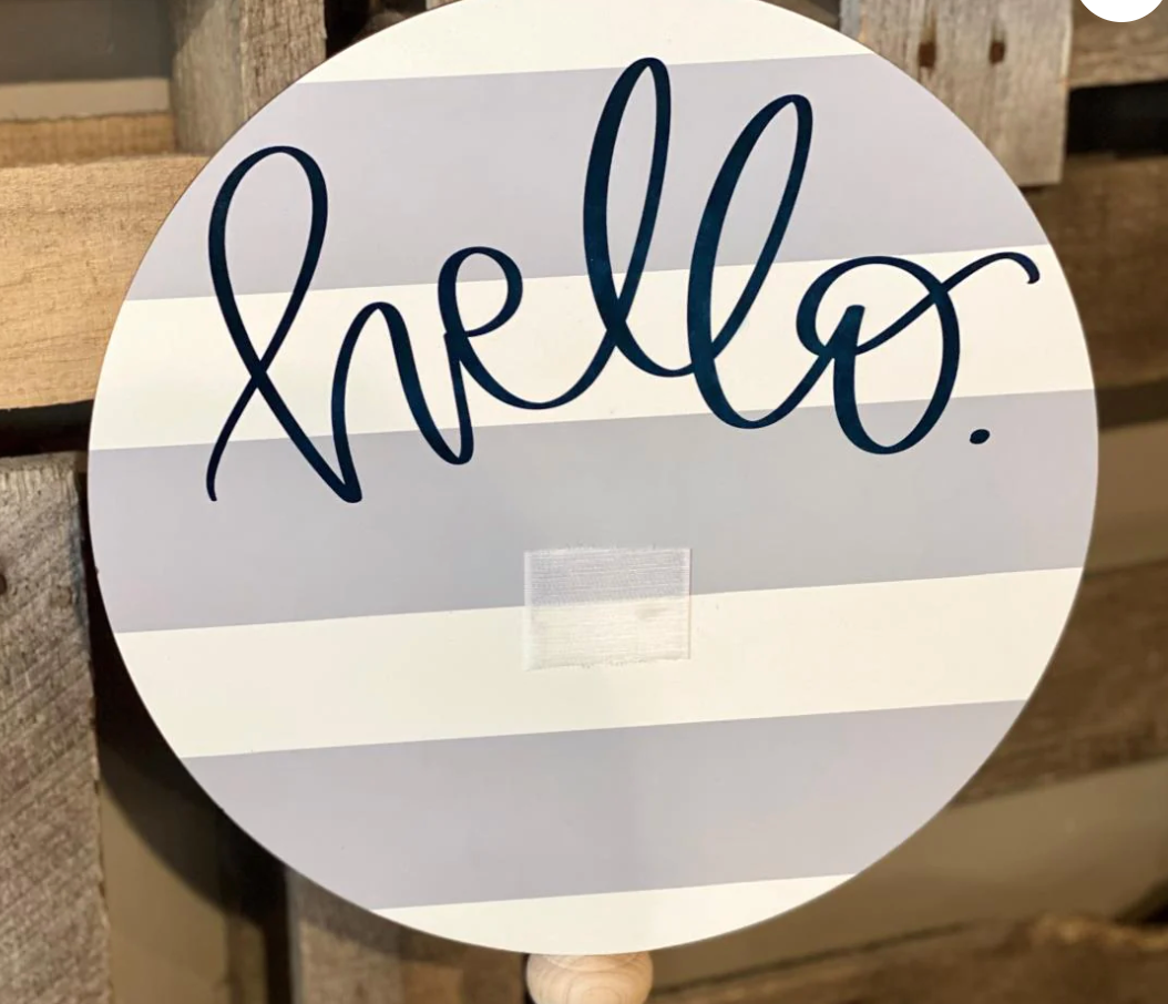 Hello Interchangeable Topper