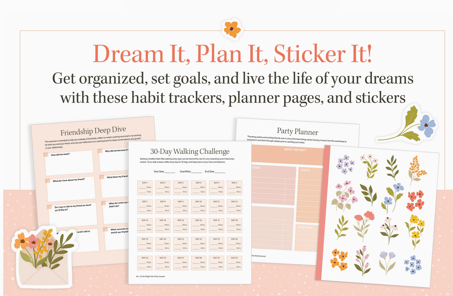 On the Bright Side Sticker Journal