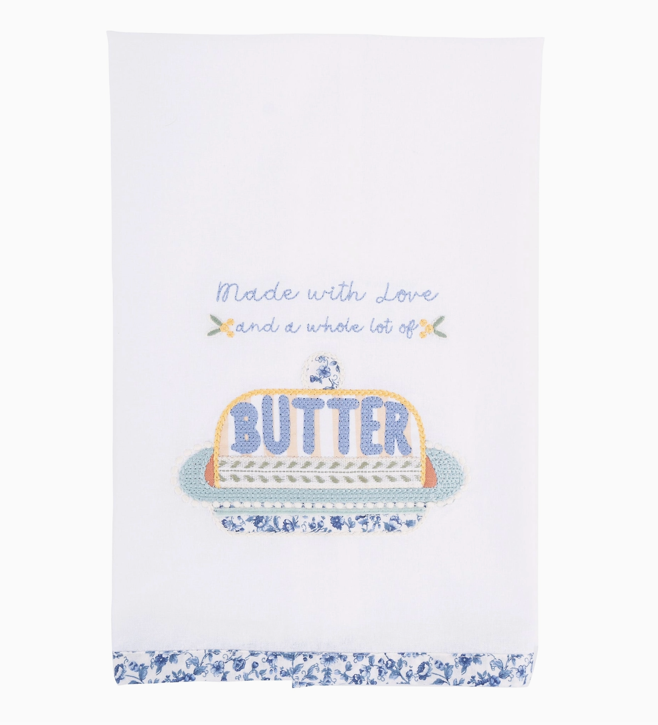 Love and a Whole Lot of Butter Tea Towel