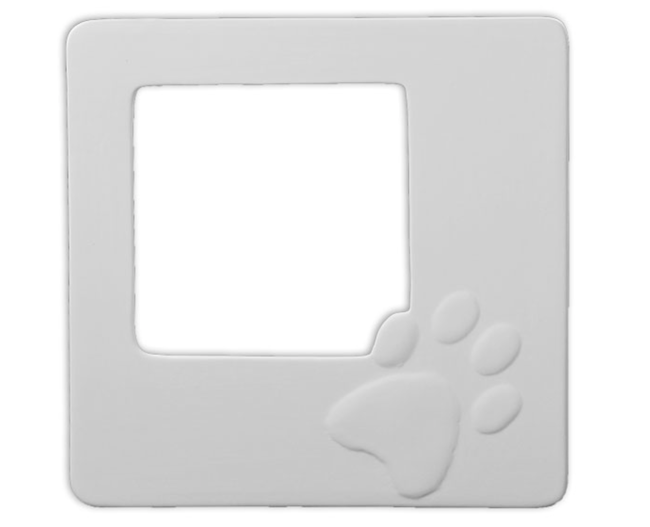 Ceramic Paw Print Picture Frame