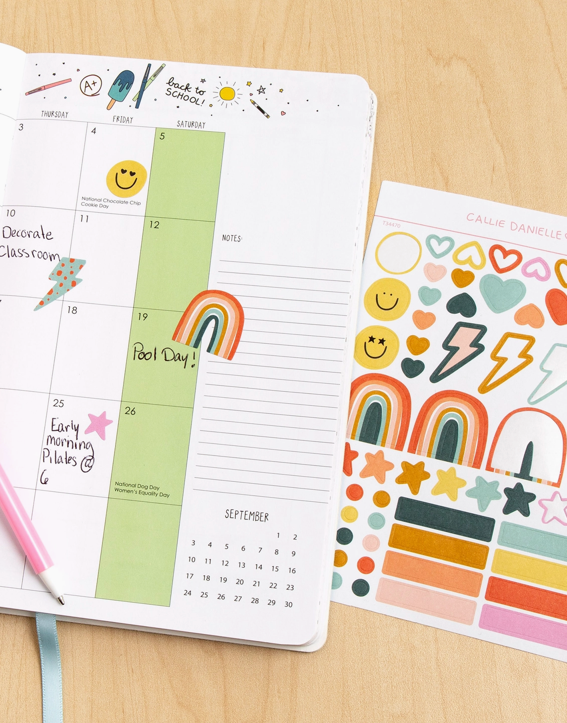 Fun Icons Sticker Sheet