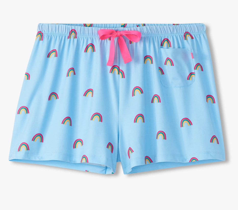 Women's Lucky Rainbow PJ Shorts