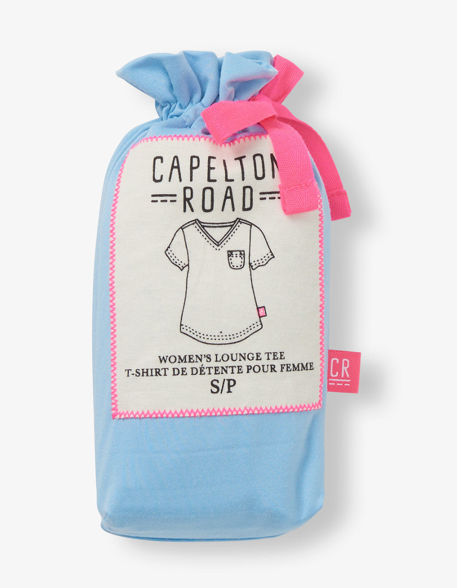 Placid Blue V-Neck Sleep Shirt