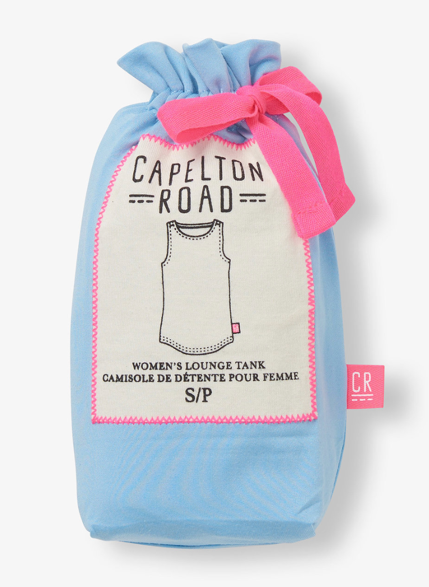 Placid Blue Scoop Neck Sleep Tank