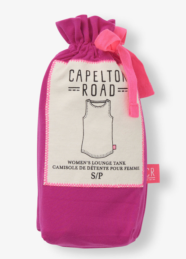 Rose Violet Scoop Neck Sleep Tank