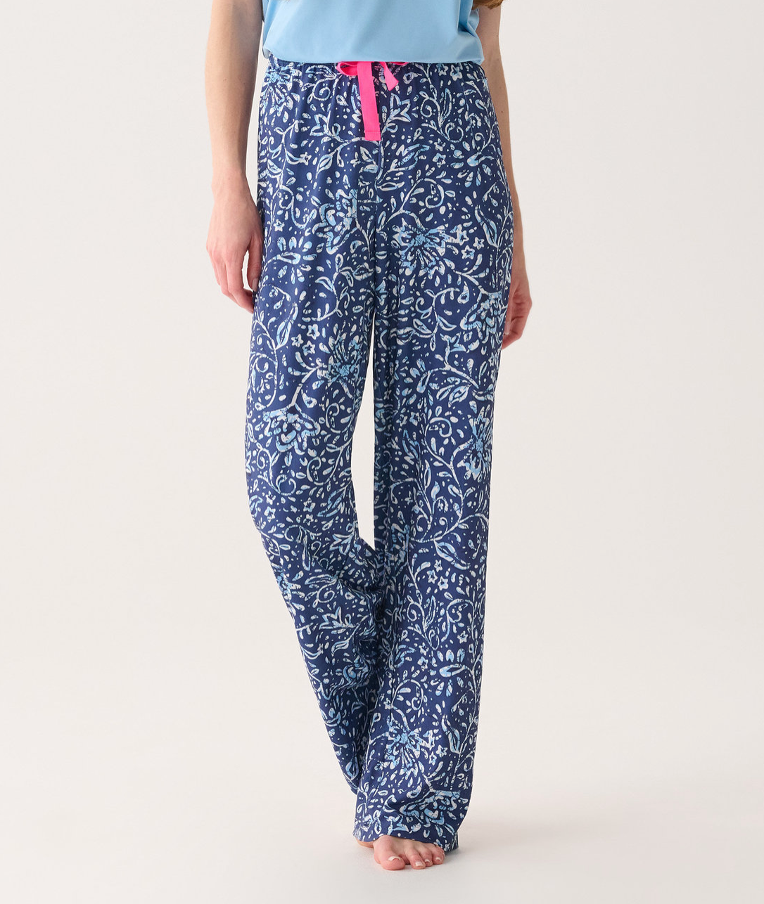 Women's Batik Flowers PJ Pants