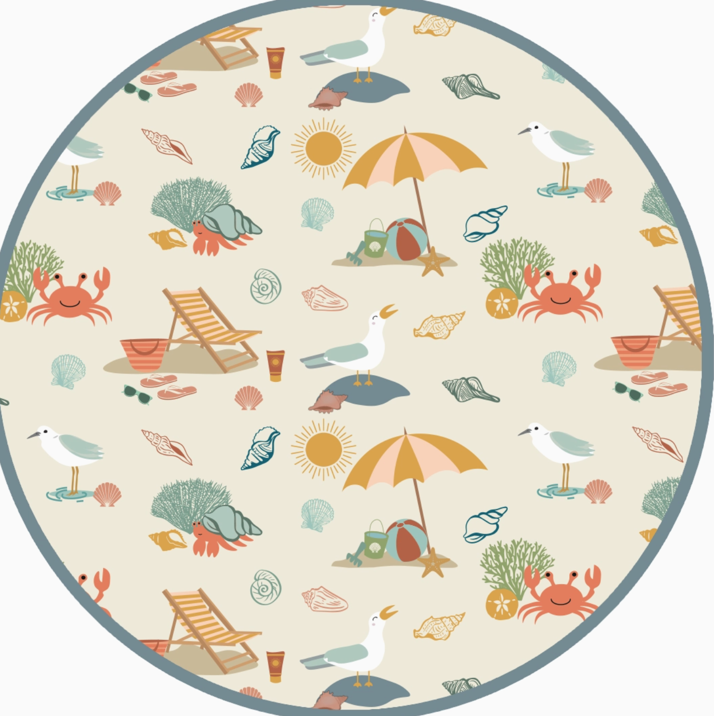 Beach Day Summer Kids Bamboo Pajama Set