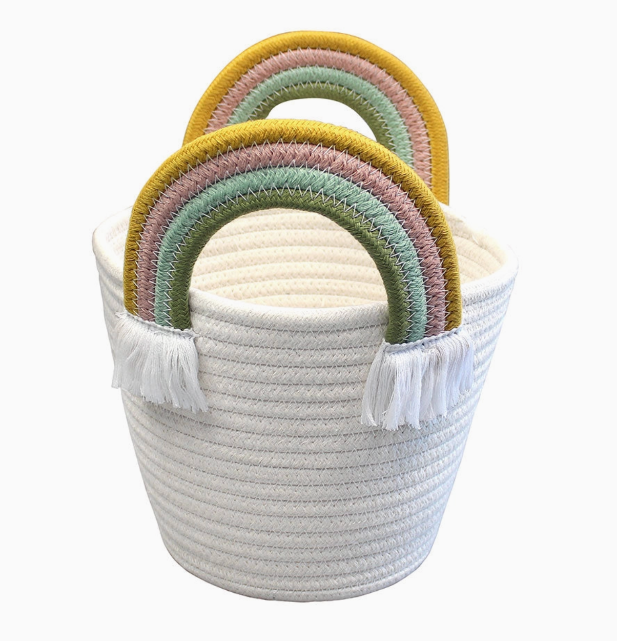 Rainbow Rope Basket