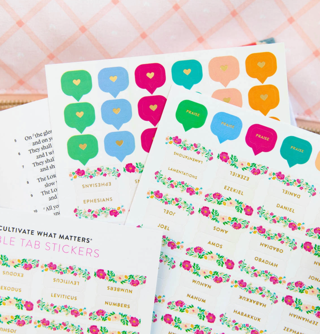 Blooms Garden Bible Tabs