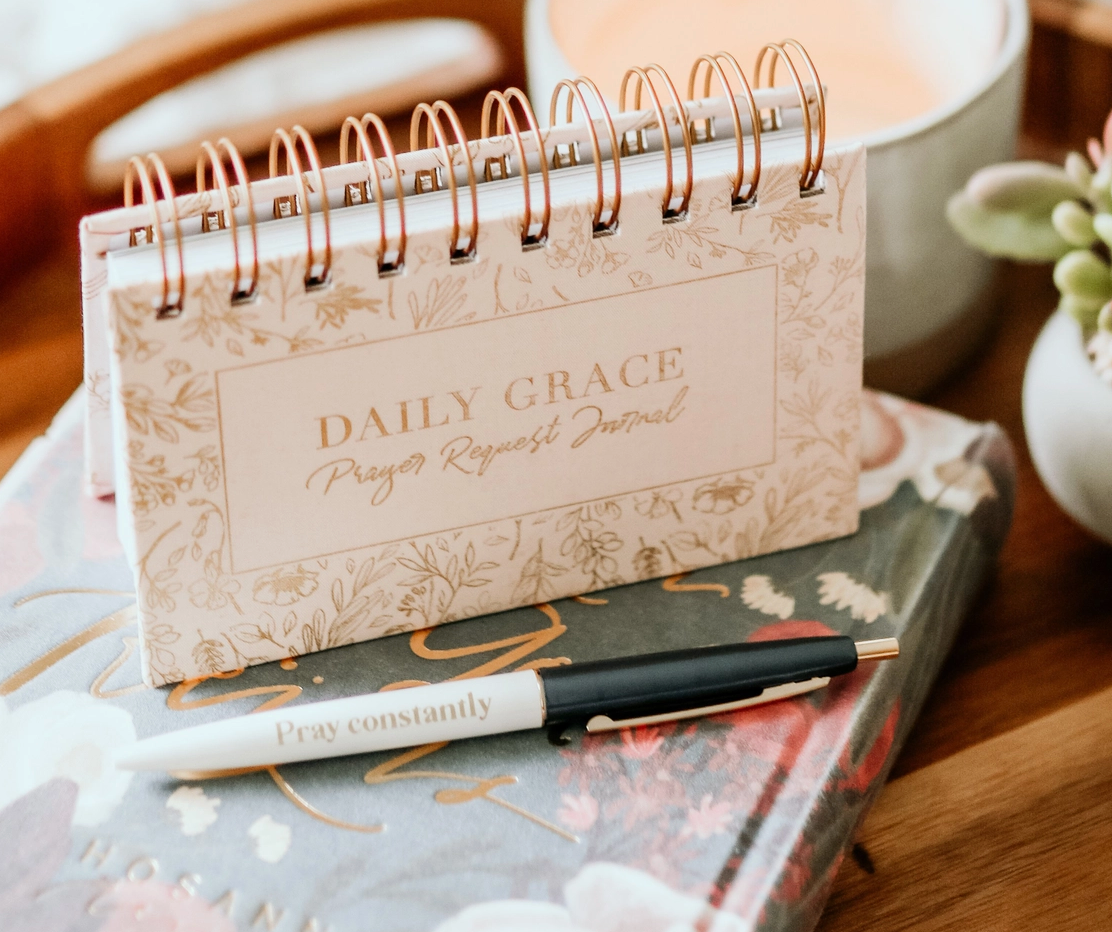 Mini Prayer Request Journal - Blush