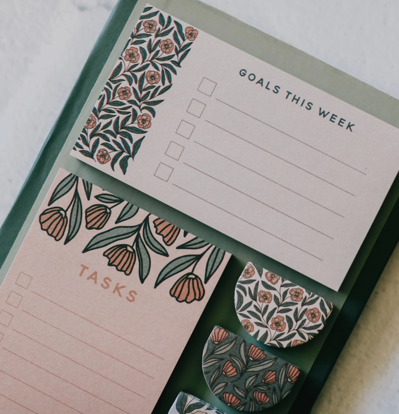 Teal Planner Stickies Set