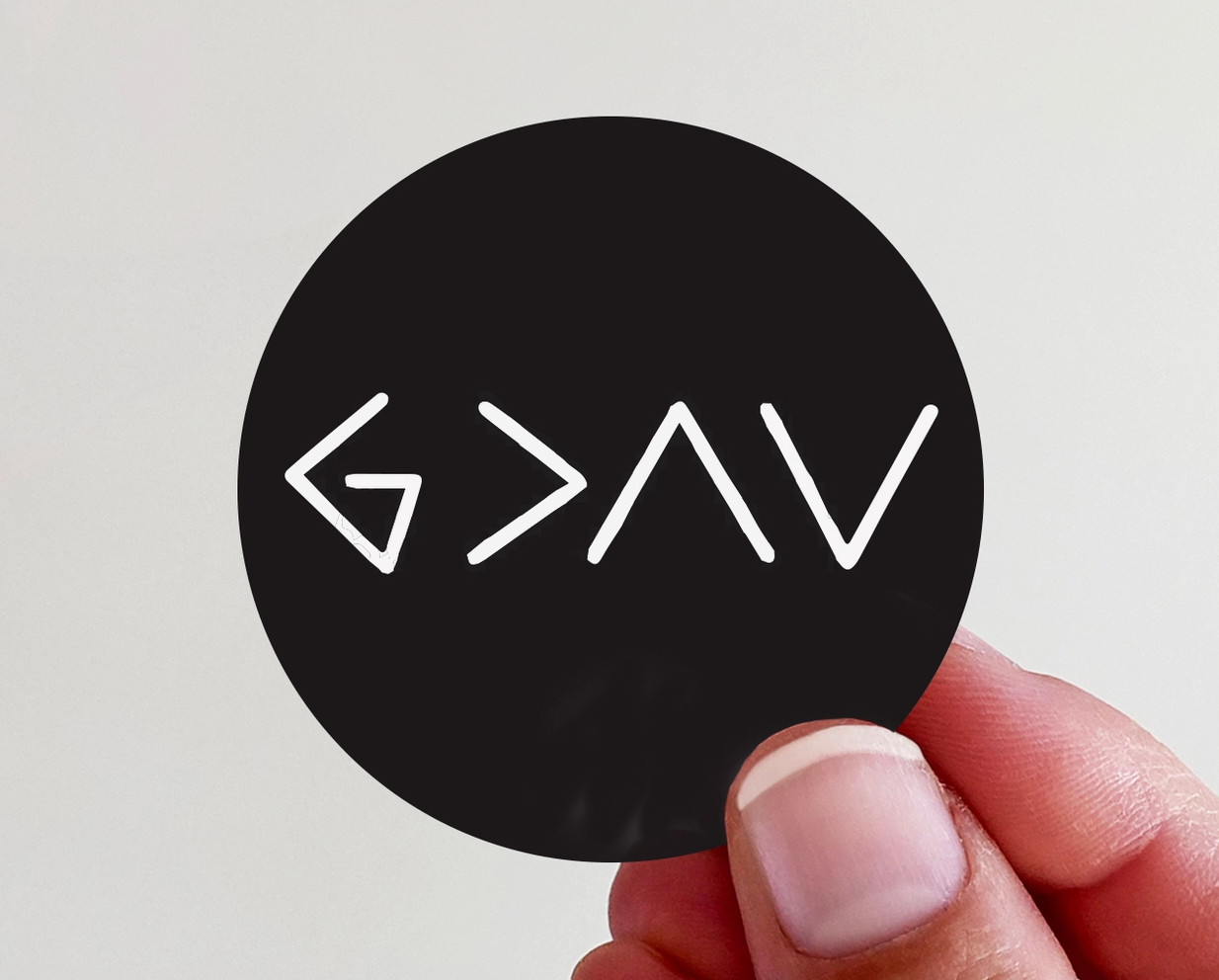 God Is Greater Vinyl Sticker