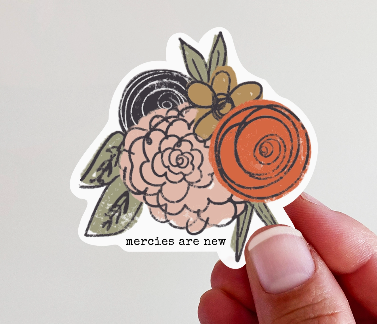 Mercies are New Vinyl Sticker