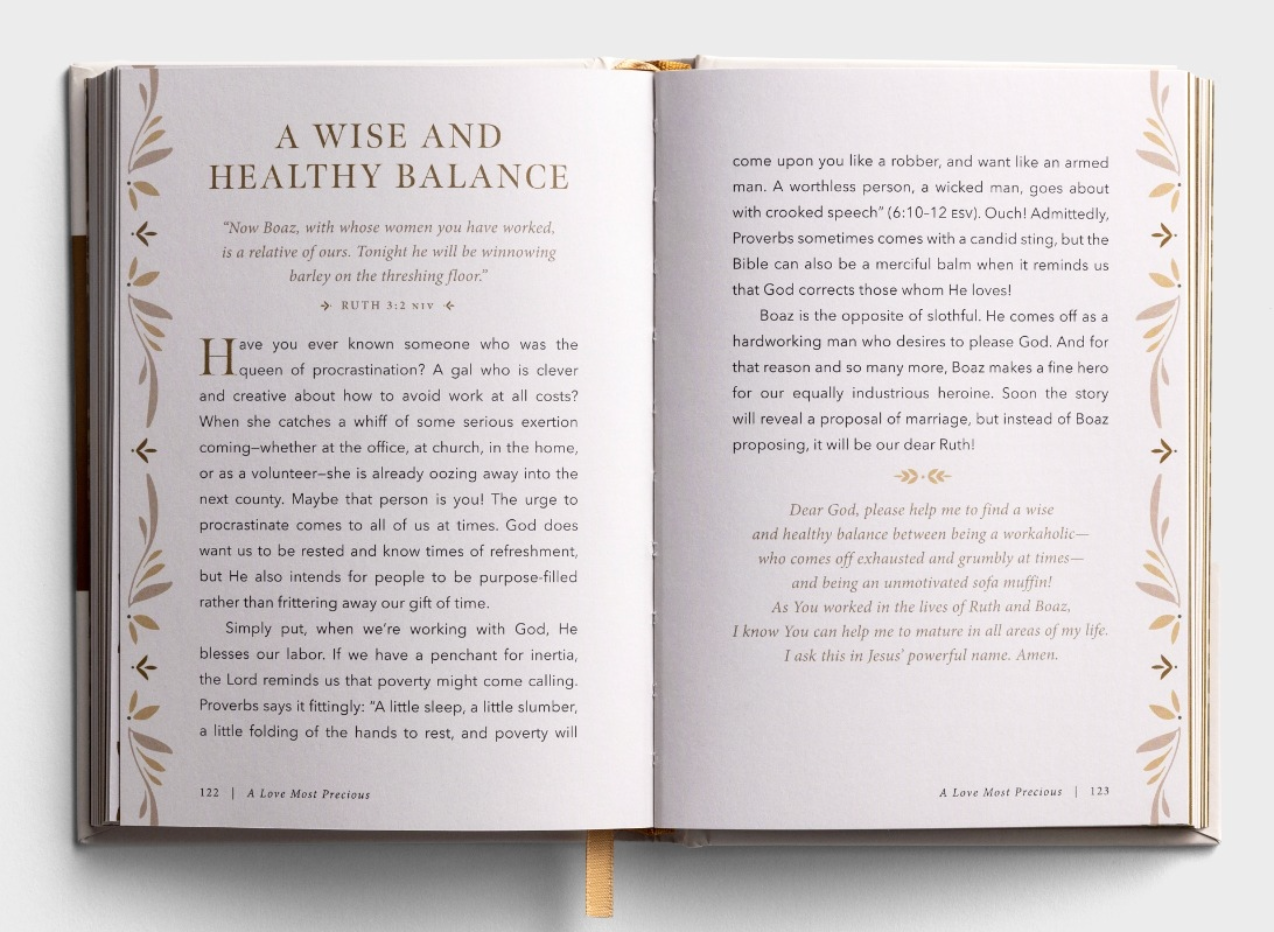 A Love Most Precious: 90 Devotions on the Book of Ruth
