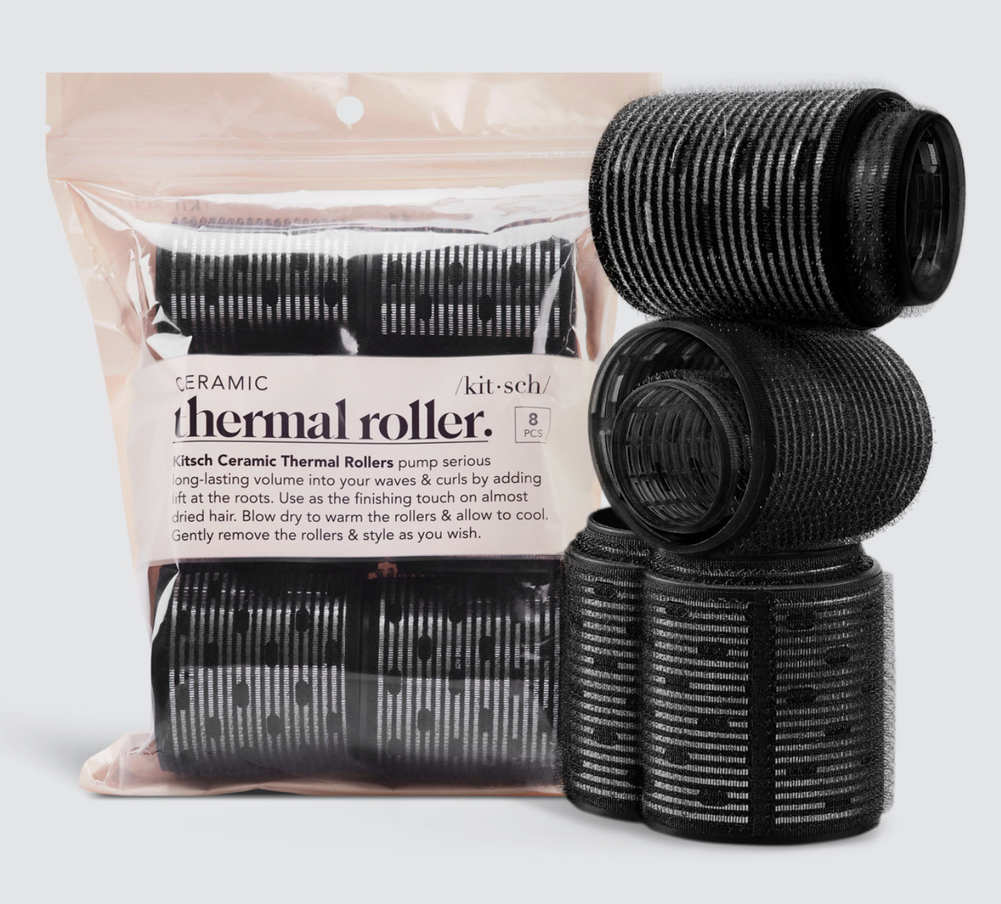 Ceramic Hair Roller 8pc Variety Pack