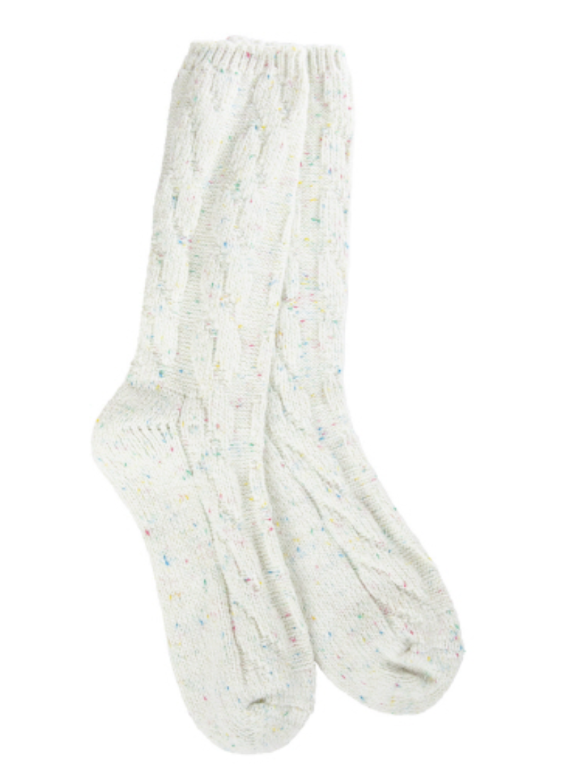World's Softest Socks: Ragg Cable Crew