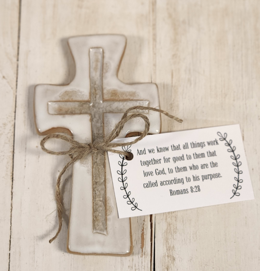 Tab Boren Pottery Spring Cross