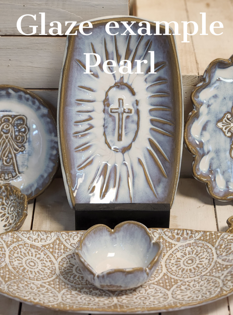 Tab Boren Pottery Cross Tray #237