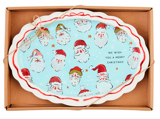 Santa Sentiment Plate