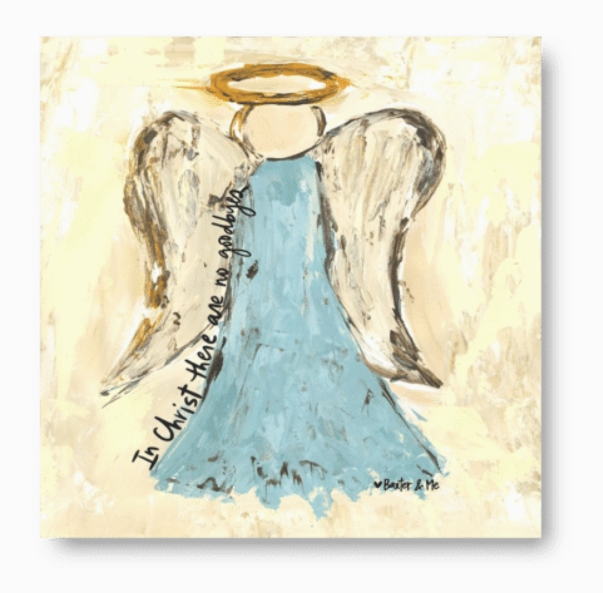 No Goodbyes Wrapped Canvas