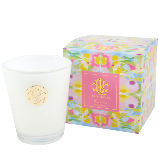 Watercolor Boxed Candle