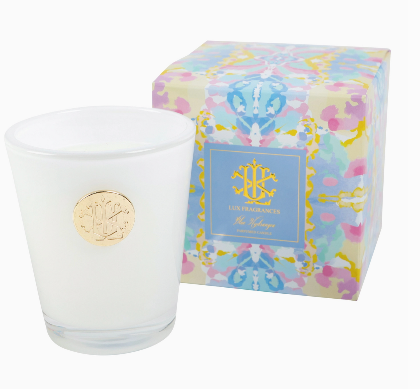 Watercolor Boxed Candle