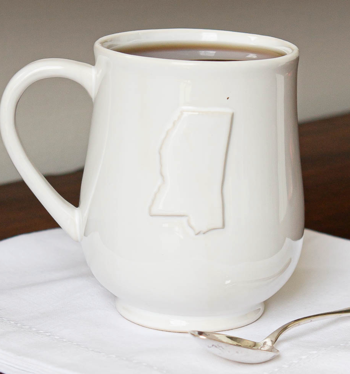 MT White Embossed Mug