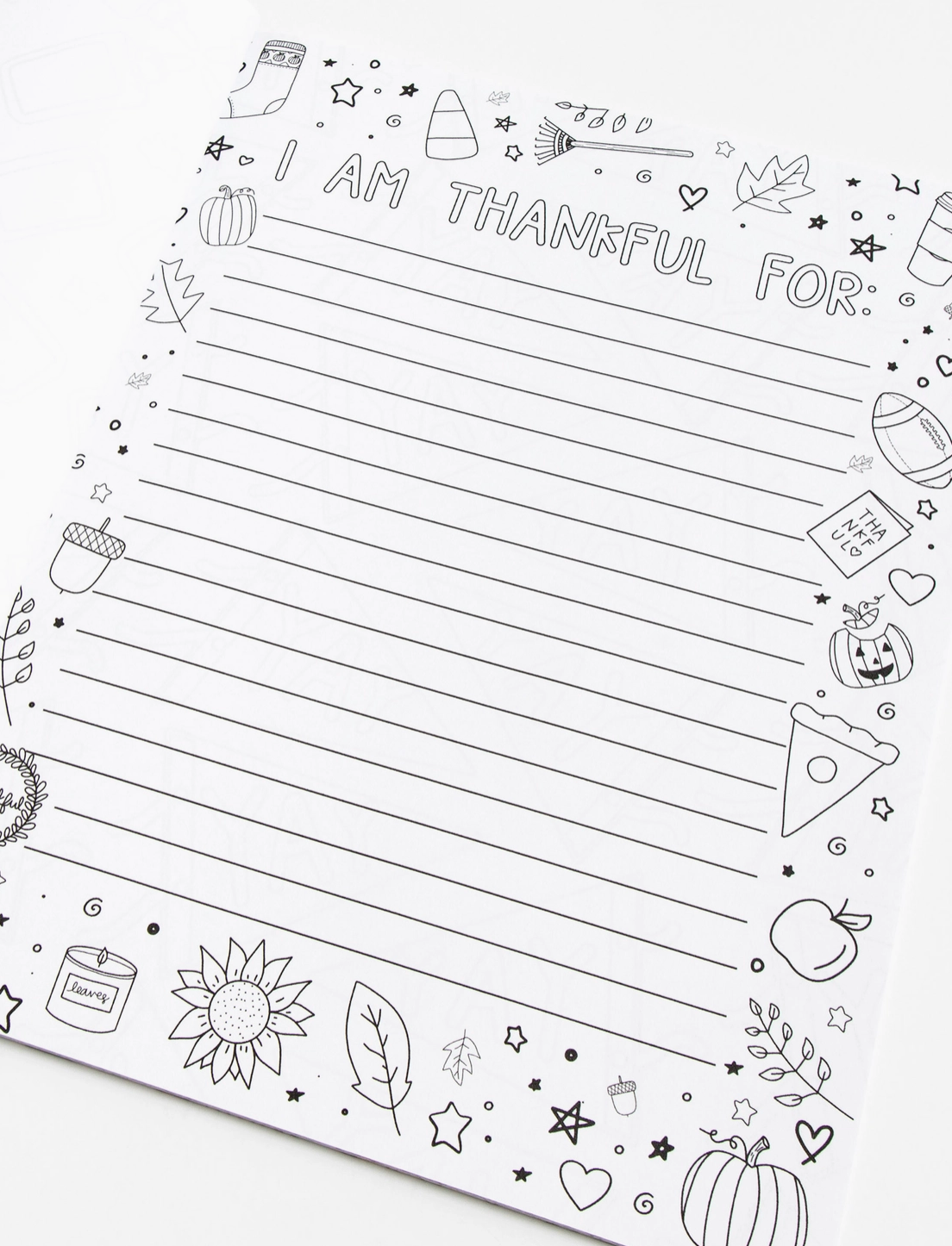 Fall & Holiday Coloring Book