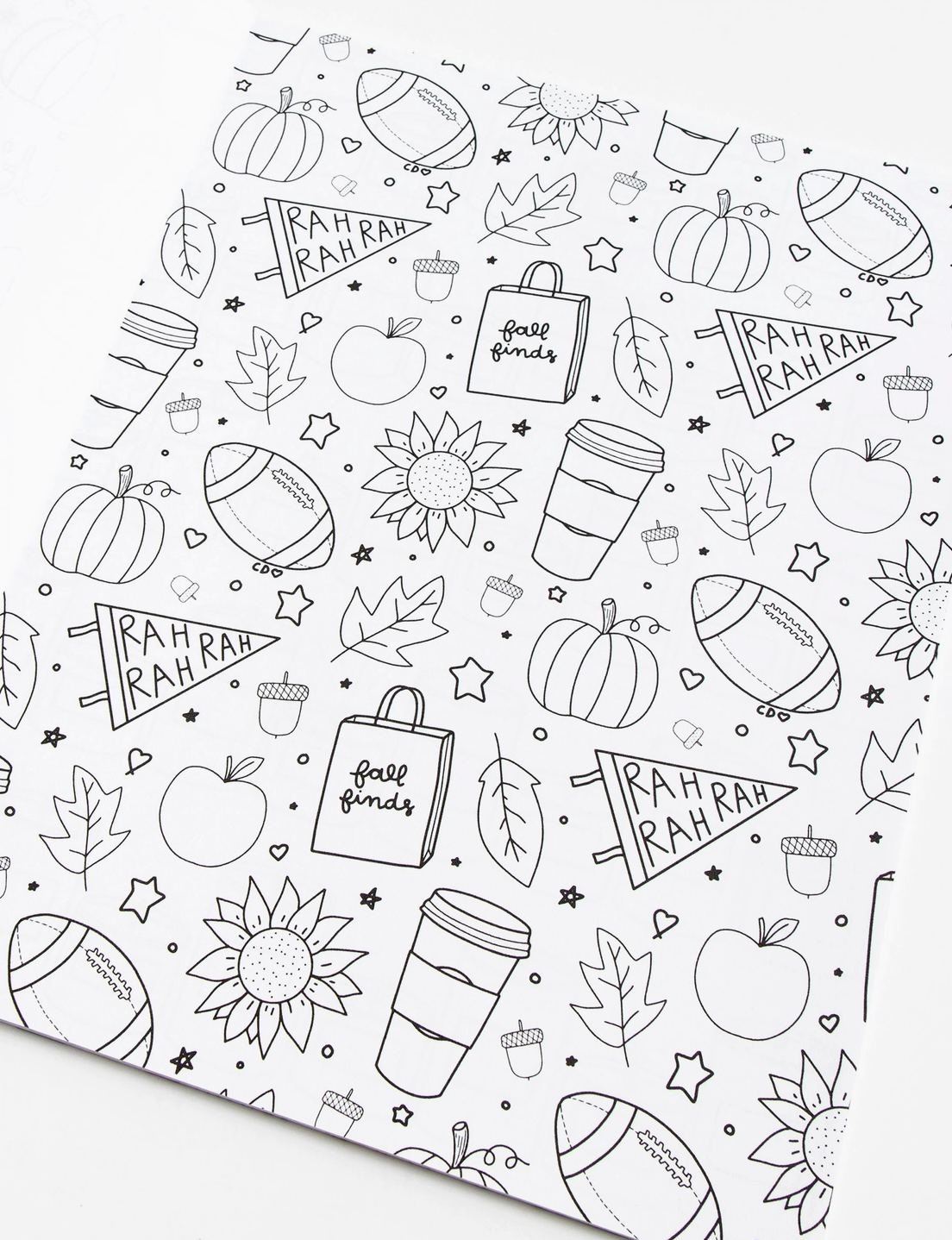 Fall & Holiday Coloring Book