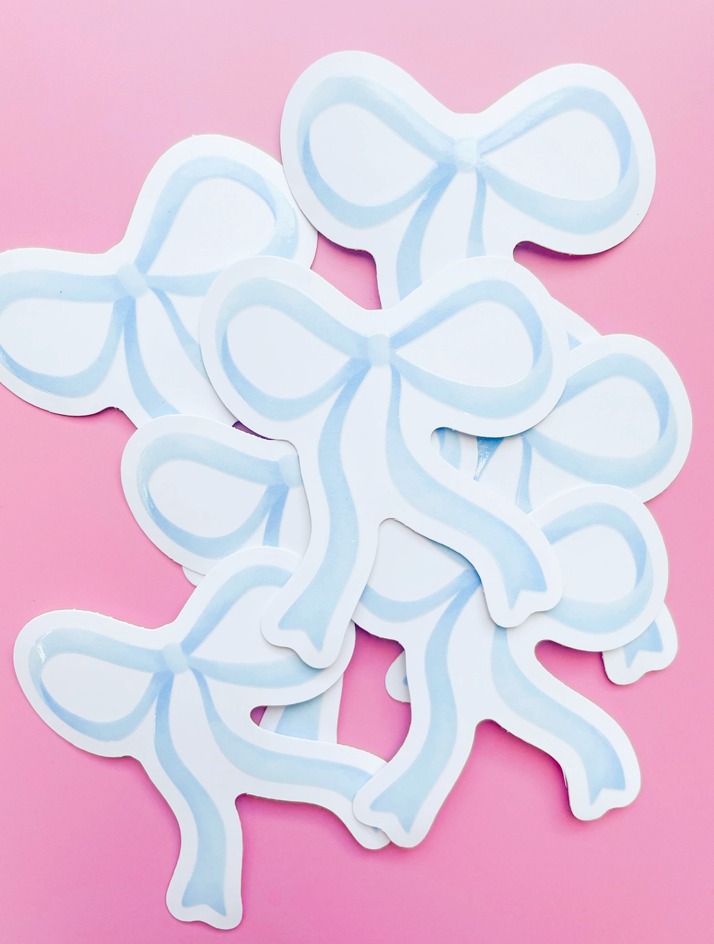 Watercolor Bow Sticker