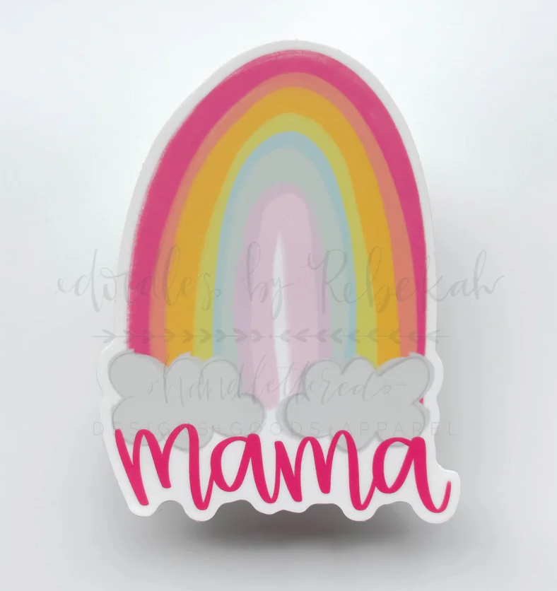 Rainbow Mama Sticker